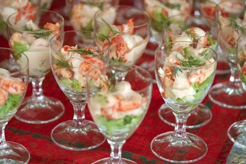 Krabbencocktail im Glas 2