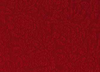 Red rose fabric