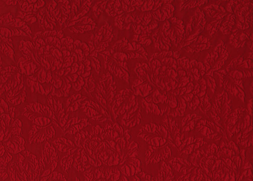Red rose fabric
