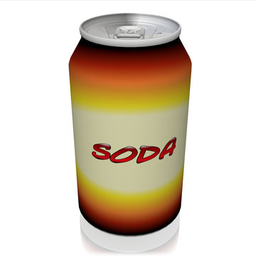 soda 3d dégradé