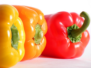 Yellow, Orange And Red Paprika / Gelbe,Orangene und Rote Paprika