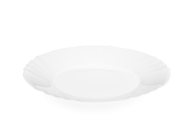 White plate isolated