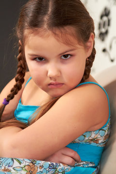 Evil little girl.