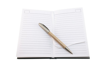 pen and notepad
