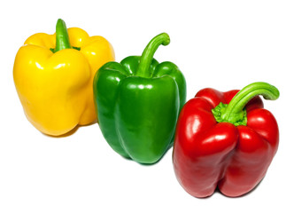 Colorful fresh peppers