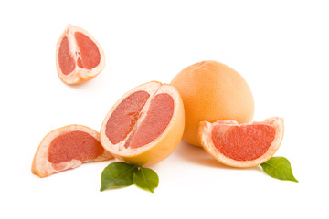 Fototapeta na wymiar Red grapefruits