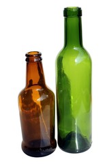 Bouteilles en verre recyclables