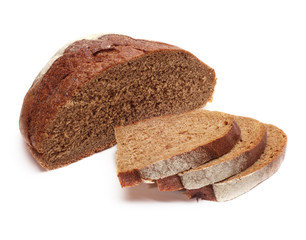bread isolated on white