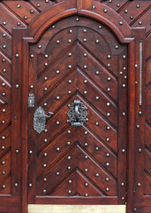 wood door