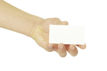 Obraz premium card in hand