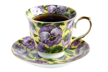 isolated cup of tea