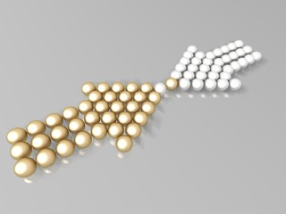 conceptual image of teamwork