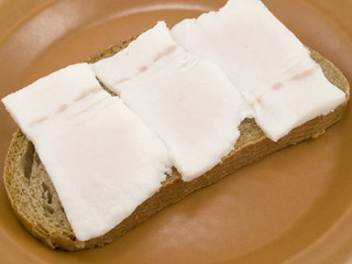 Sandwich with fat