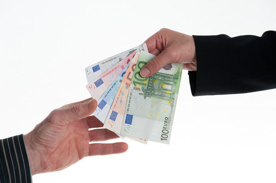 H&auml;nde mit Geld
