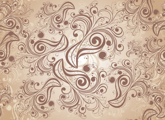 Vintage floral background