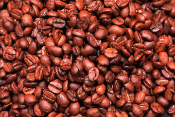 Background of coffee beans