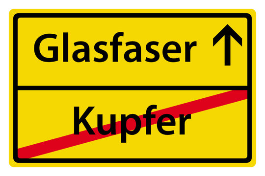 Glasfaser anstatt Kupfer