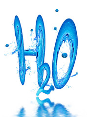image of water formula made out of water