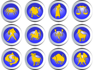 12 teiliges Horoskopset