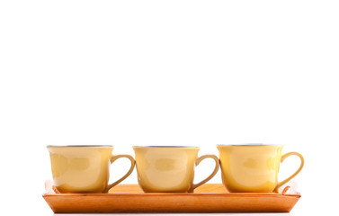 Cafe Serving for Three Background with Custom Space