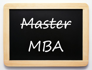 Obraz premium Master / MBA - Career Concept