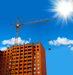 Construction of a brick house