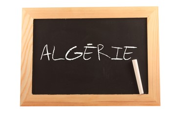 Fototapeta premium Algérie sur ardoise