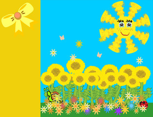 Summer Postcard, Vector