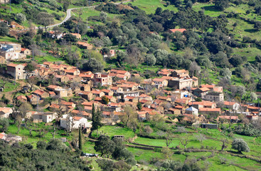 Fototapeta na wymiar village en grande Kabylie