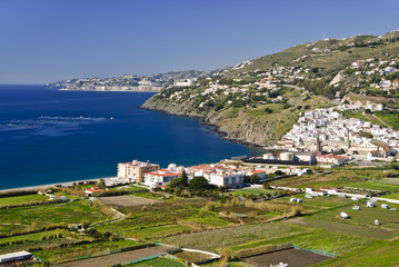 Vista desde el castillo de Salobreña