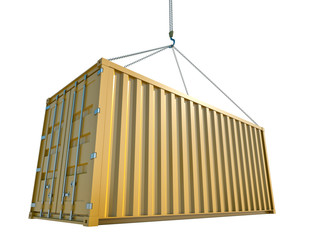 Yellow Shipping Container