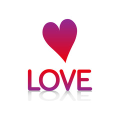 logo picto internet web label love amour cœur passion romance