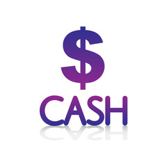 logo picto internet web label cash argent dollar espèces monnaie