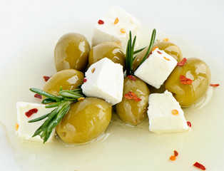 Olives and feta