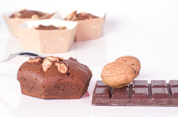 brownies au chocolat et noix