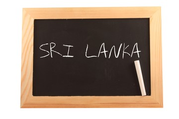 Fototapeta premium Sri Lanka sur ardoise
