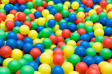Fototapeta na wymiar color toy balls