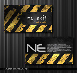 Set of creative business cards