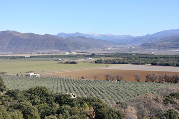 Obraz premium paysage des Alpes de haute provence