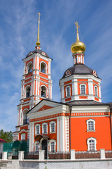 Fototapeta na wymiar Christianity monastery in Rostov city