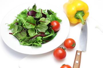 キッチンイメージサラダ作り