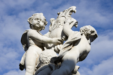 Obraz premium Fontana dei putti - Piazza dei miracoli - Pisa