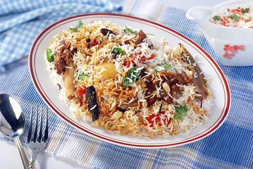Spicy Mutton Biryani