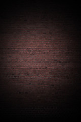 Dark brick wall