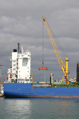 Naklejka premium Container Ship