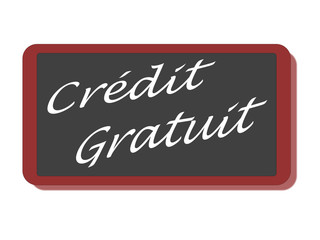 Obraz premium PANNEAU CREDIT GRATUIT