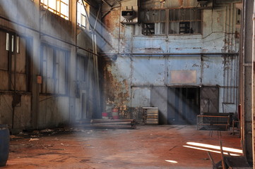 old and empty factory