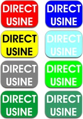 boutons direct usine