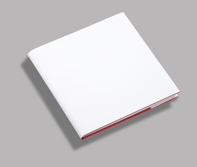 Blank book cover w clipping path