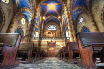 Obraz premium San Lorenzo cathedral interior.